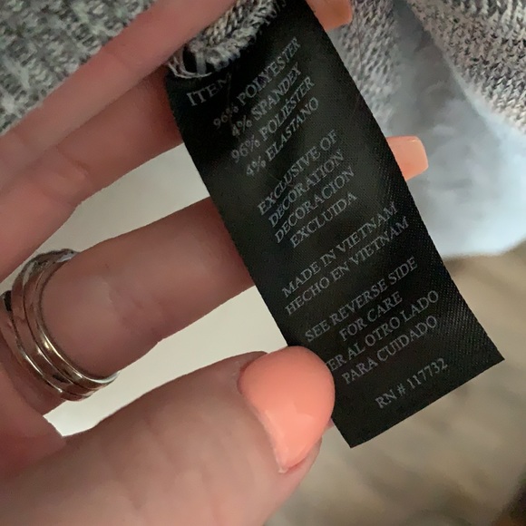 GERRY grey cowl neck long sleeve top - Picture 8 of 9